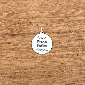 PINGENTE SONHE PLANEJE REALIZE